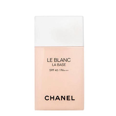 chanel le blanc makeup base rosee|LE BLANC LA BASE .